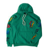 Parra La Chambre Nuit Pullover Hoodie - Washed Green