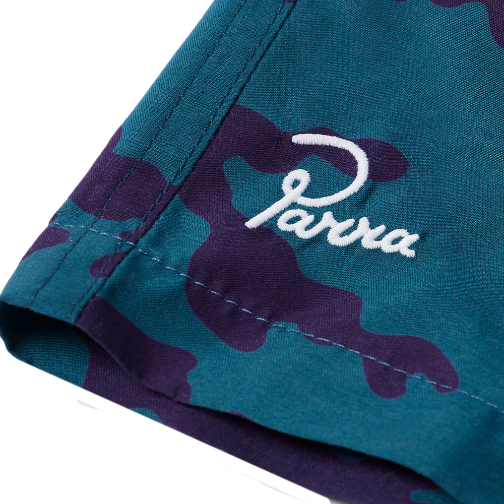 Parra Purple Camo Man Swim Shorts