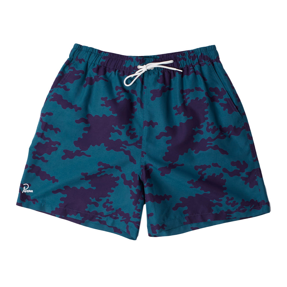 Parra Purple Camo Man Swim Shorts
