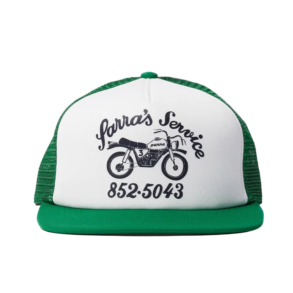Parra Moto Service Foam Front Mesh Trucker Snapback