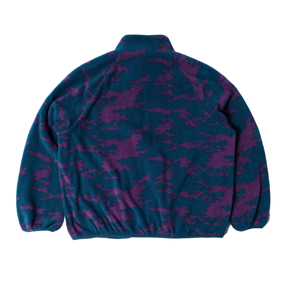 Parra Purple Darwin Camo Polar Fleece Jacket