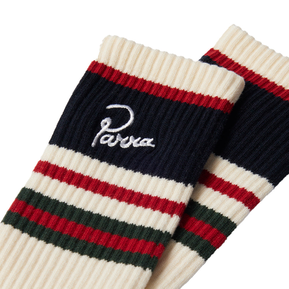 Parra Signature Striped Crew Socks