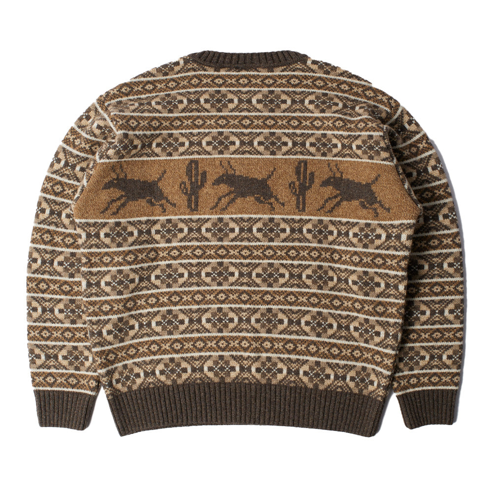 Parra Cactus Bull Knitted Crewneck Sweater