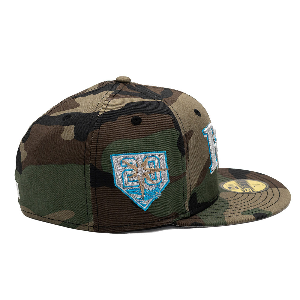 NEW ERA X FRESH RAGS 59FIFTY TAMPA BAY RAYS SCRIPT 20 Seasons SIDE PAT
