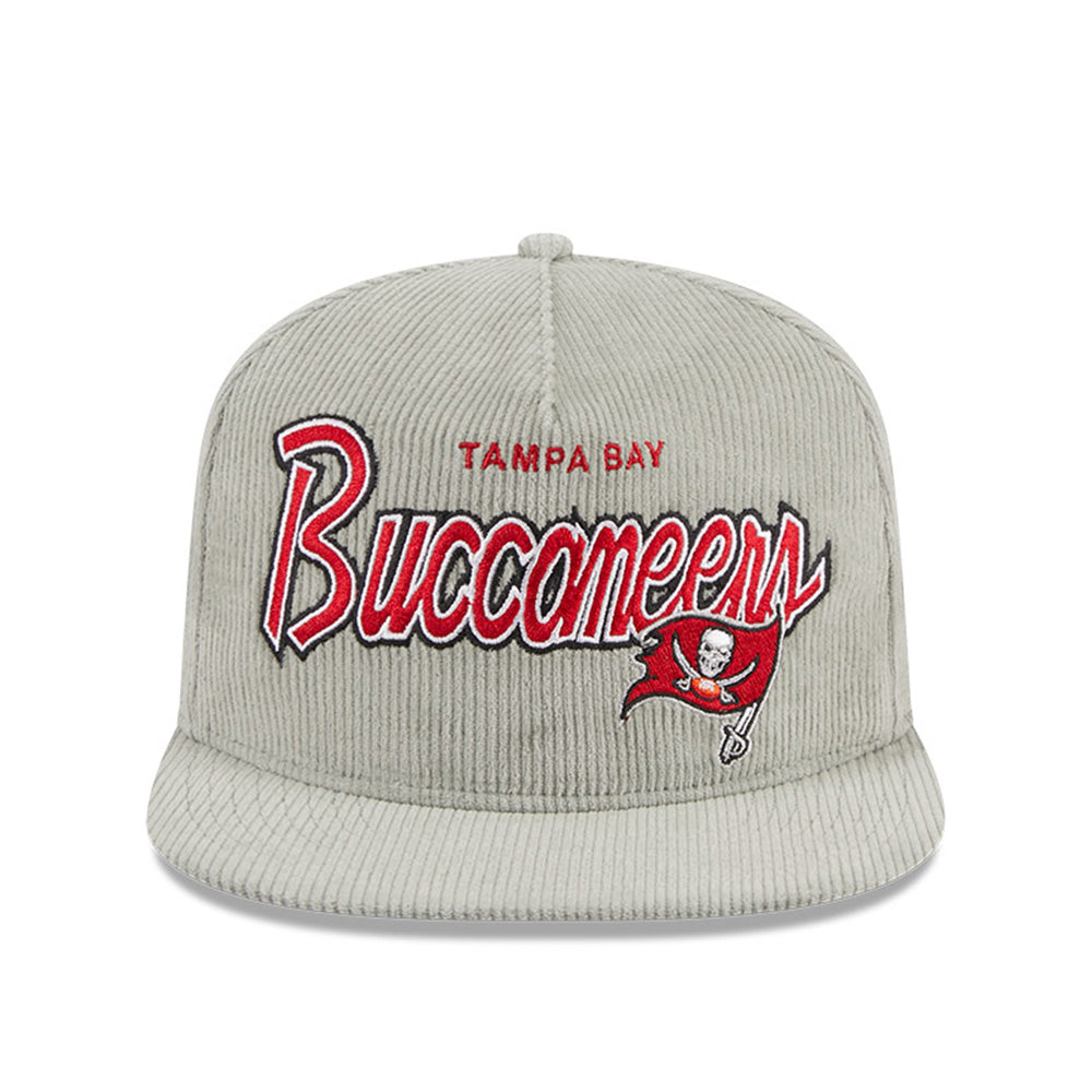 New Era Cap Tampa Bay Buccaneers 30 Season Side Patch - "Golfer" Grey Corduroy