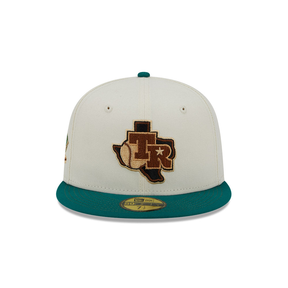 New Era x Politics Texas Rangers 59FIFTY Fitted Hat - Tan/Red