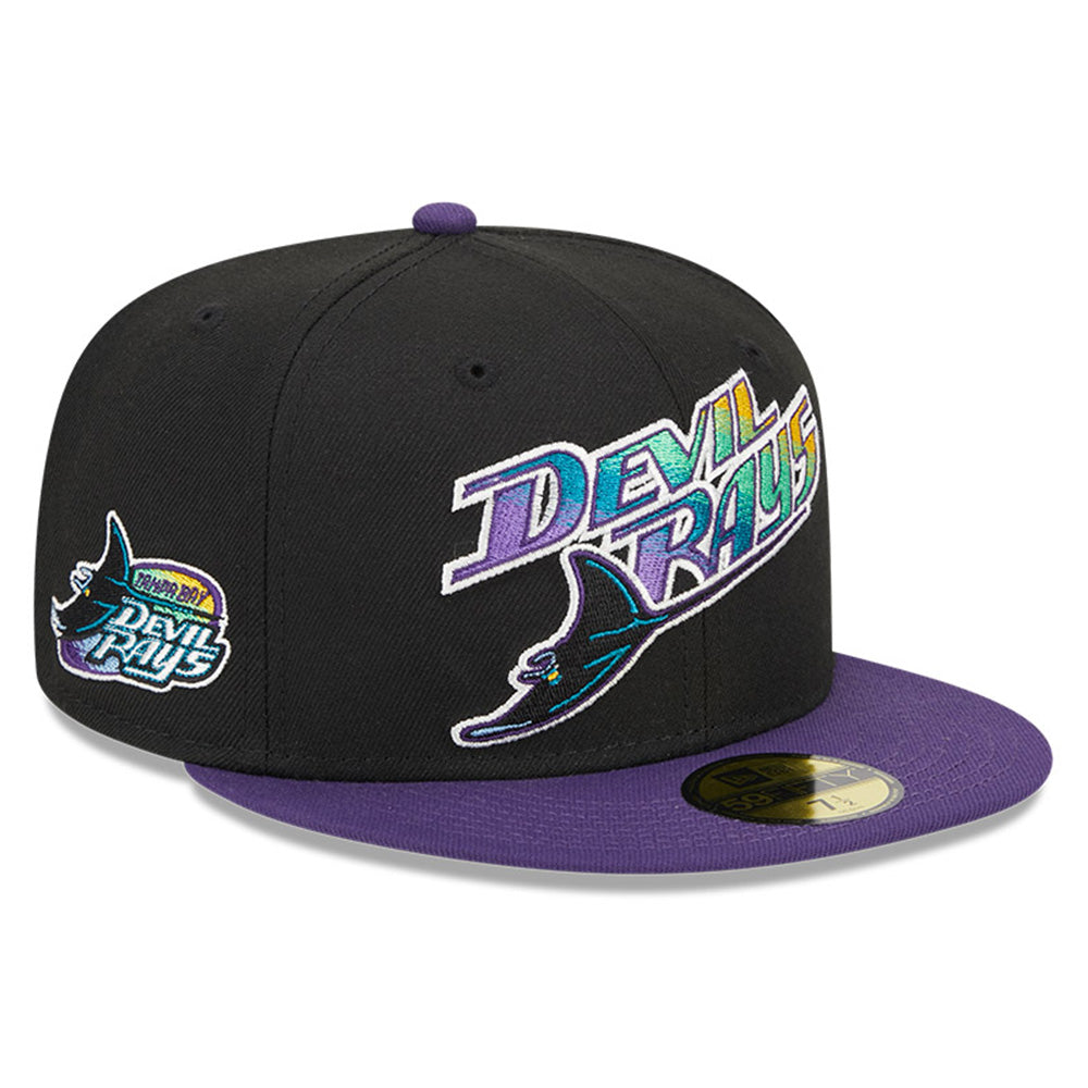 Tampa Bay Devil Rays Hat Baseball Cap Fitted 7 1/2 Green New Era