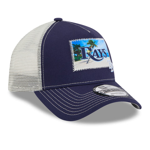 FRESH RAGS X NEW ERA TAMPA BAY RAYS Script 2008 World Series SIDE PATCH - 9FORTY AFRAME SNAPBACK