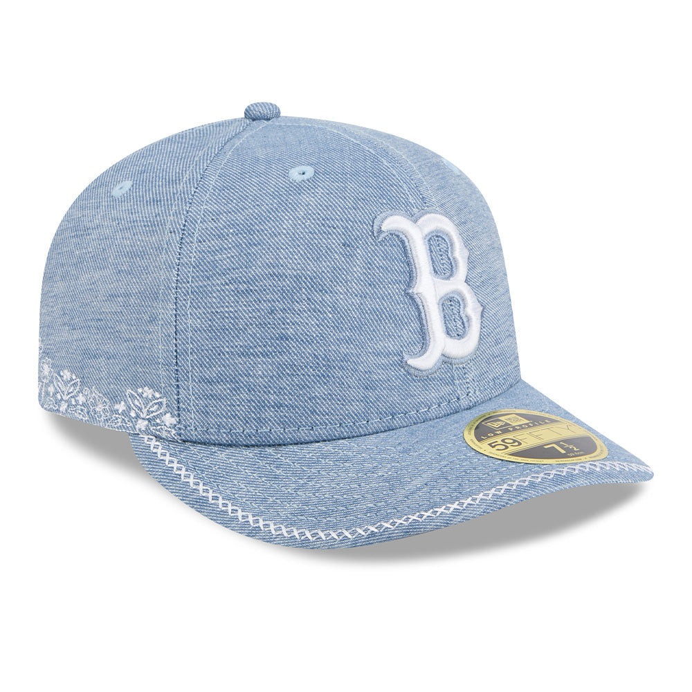 New Era Cap 5950 Low Pro Boston Red Sox "Hand Stitched" - Chambray