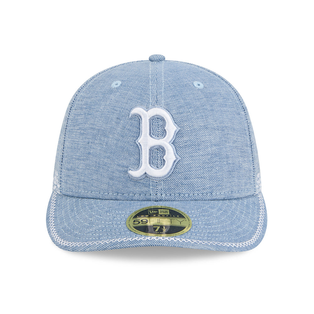 New Era Cap 5950 Low Pro Boston Red Sox "Hand Stitched" - Chambray