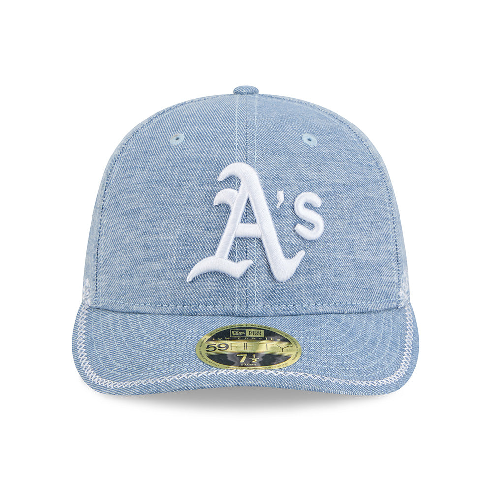 New Era Cap 5950 Low Pro Oakland Athletics "Hand Stitched" - Chambray