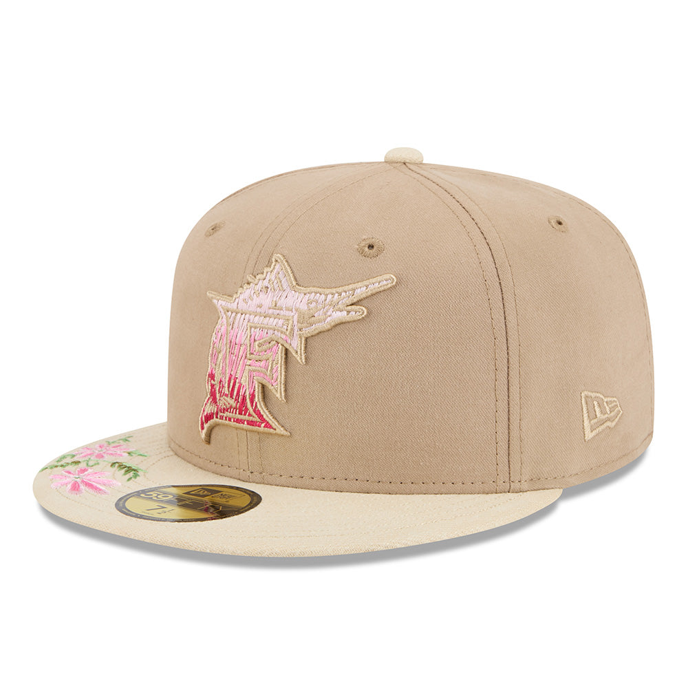 New Era Cap 5950 Florida Marlins "Hand Stitched Floral"