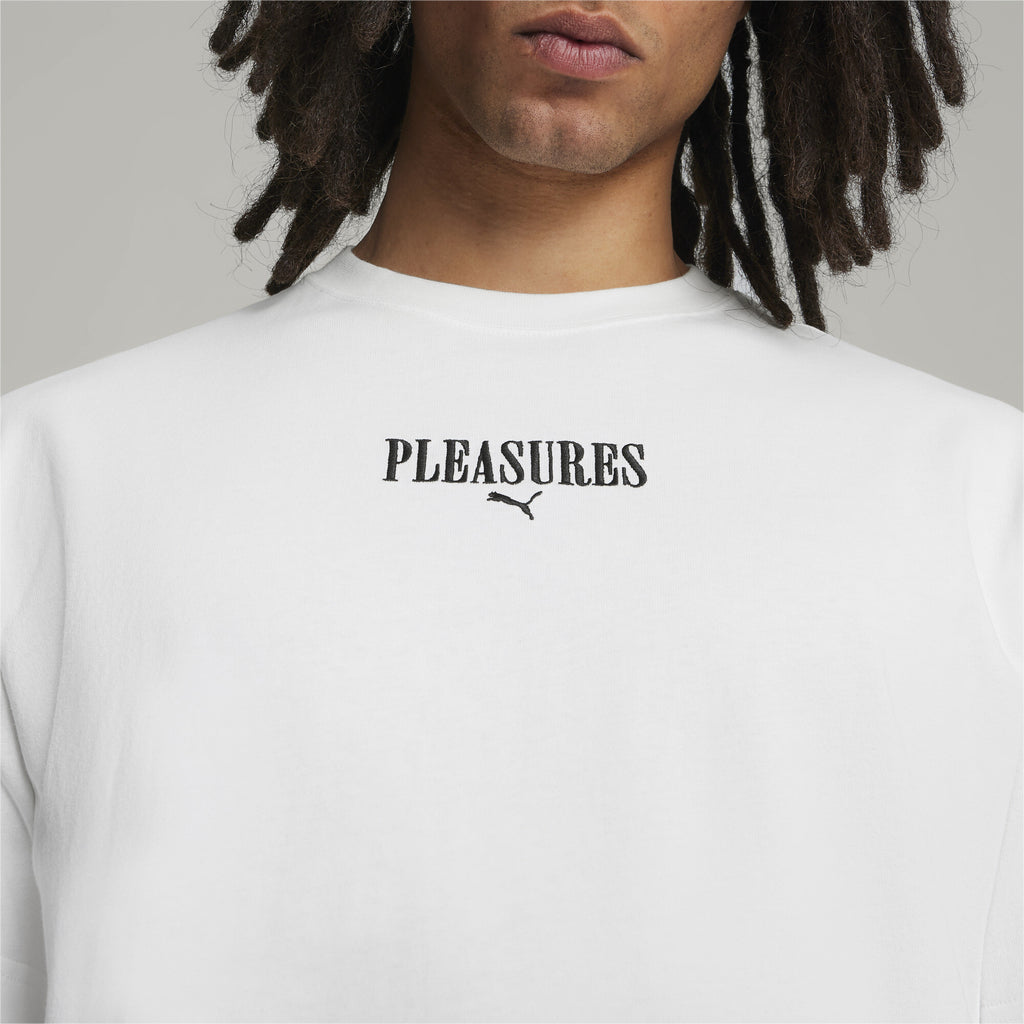 Pleasures X Puma Graphics SS Tee - White