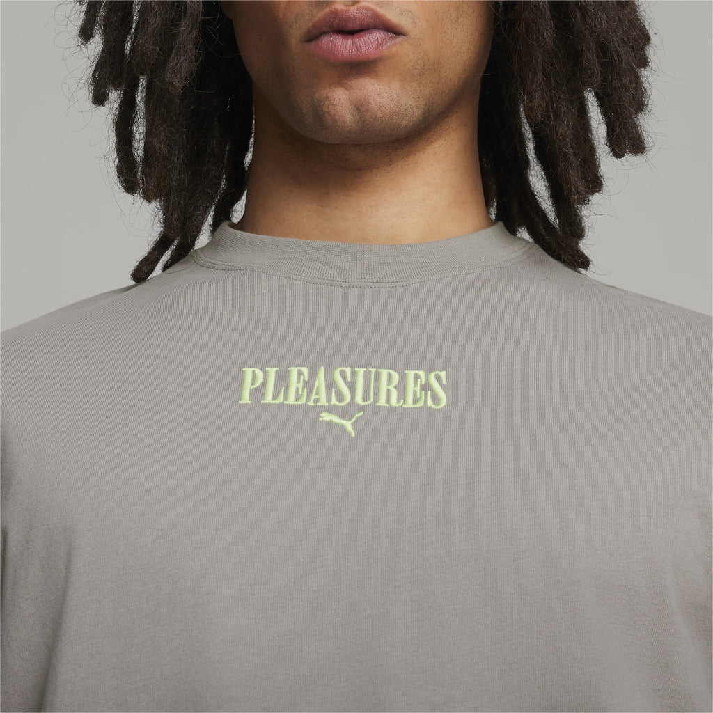 Pleasures X Puma Graphics SS Tee - Gray