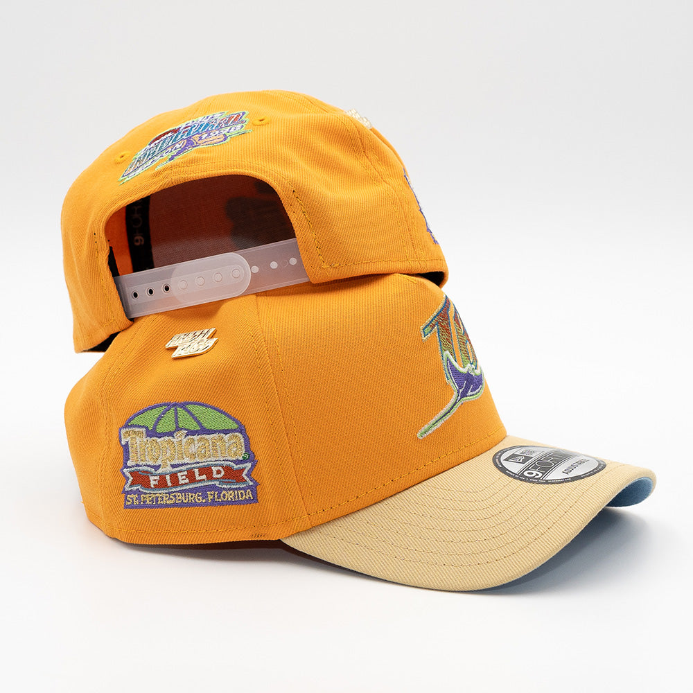 FRESH RAGS X NEW ERA TAMPA BAY DEVIL RAYS Tropicana Field SIDE PATCH - 9FORTY AFRAME SNAPBACK
