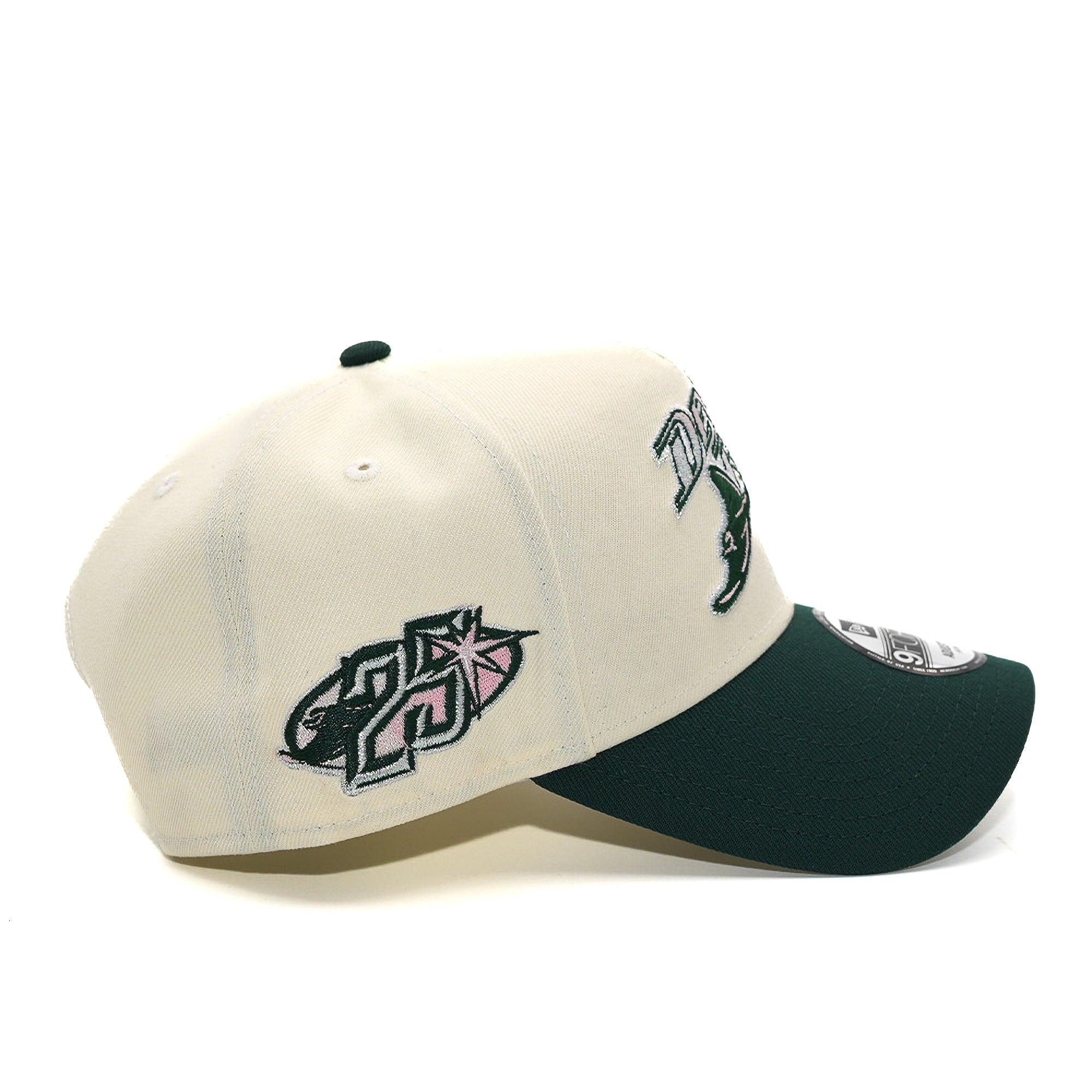 New Era 940 A-Frame Tampa Bay Rays "25 Seasons" Emerald Pink Snapback - FRSH Exclusive
