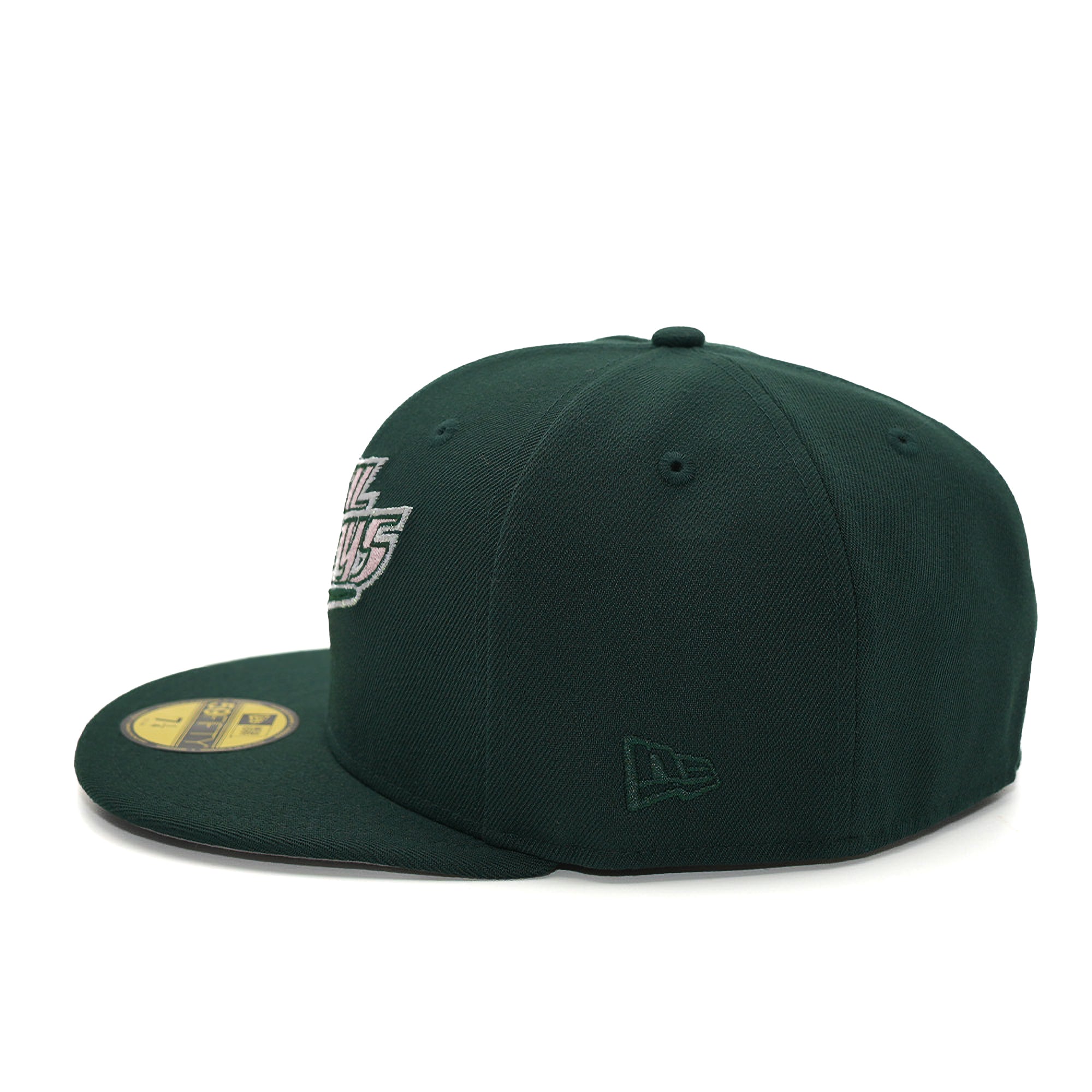New Era 5950 Tampa Bay Rays "25 Seasons" Emerald Pink Fitted - FRSH Exclusive