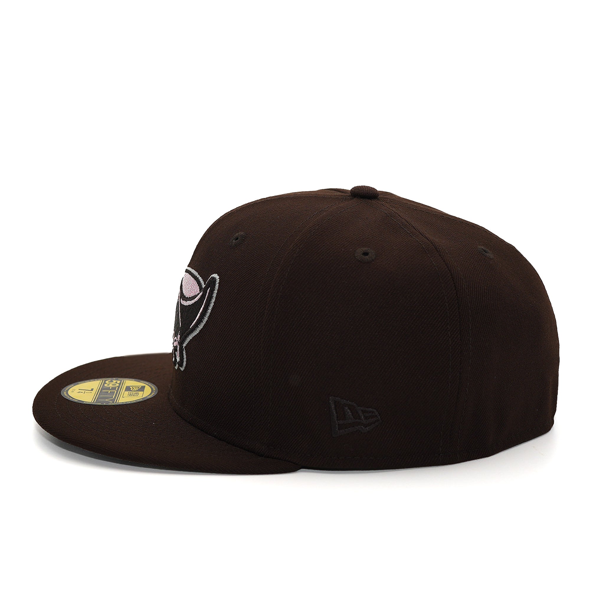 New Era 5950 Tampa Bay Rays "25 Seasons" Burnt Wood Pink Fitted - FRSH Exclusive