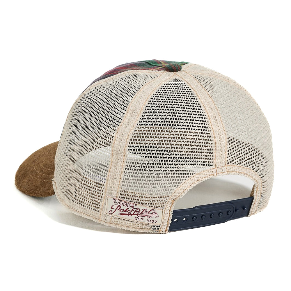 Polo Ralph Lauren Vintage Sportsman Flannel Trucker Snapback