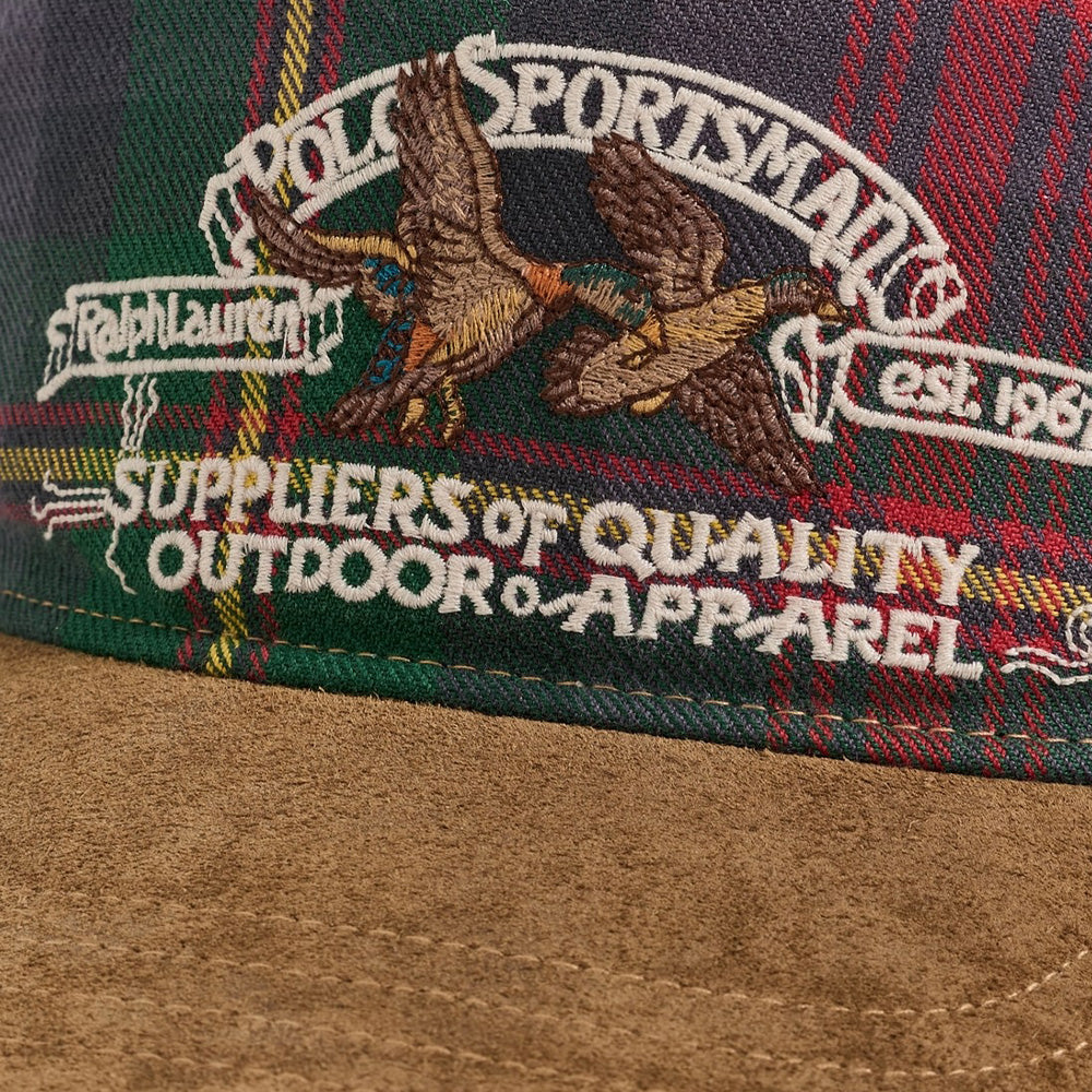 Polo Ralph Lauren Vintage Sportsman Flannel Trucker Snapback