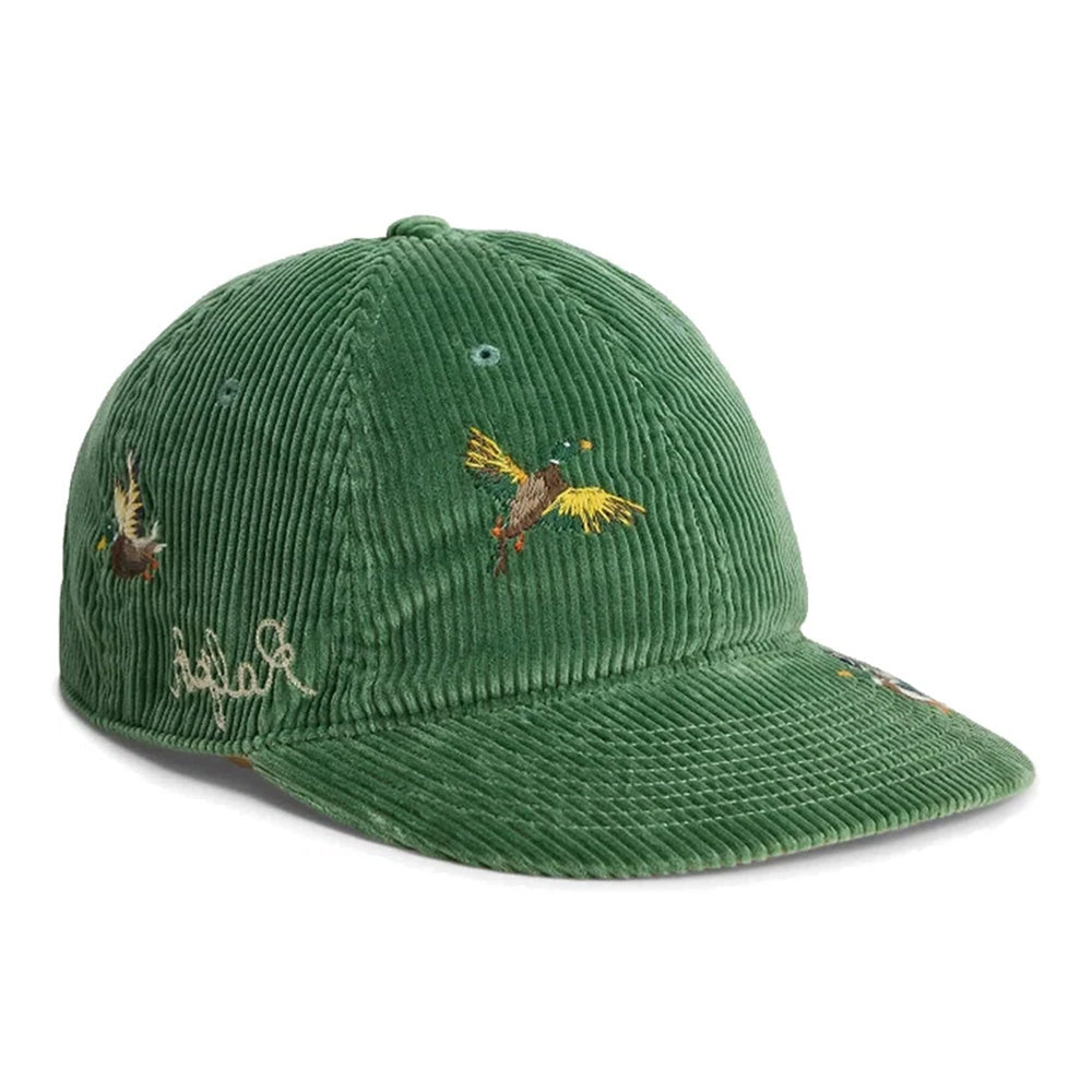 Polo Ralph Lauren Embroidered Duck 5 Panel Corduroy Strapback Hat