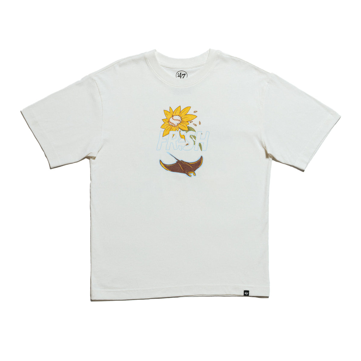 FRSH x 47 x Tampa Bay Rays "Built To Bloom" Sunflower SS Tee