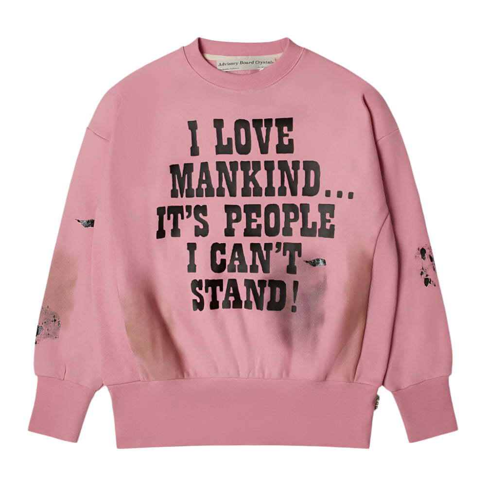 Advisory Board Crystals I Love Mankind BUT.. Crewneck Sweater