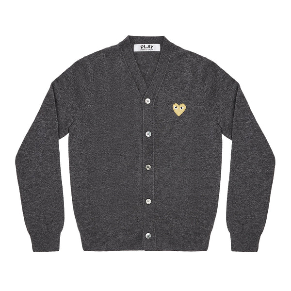 Comme des Garçons PLAY Gold Heart LS Cardigan – Fresh Rags FL