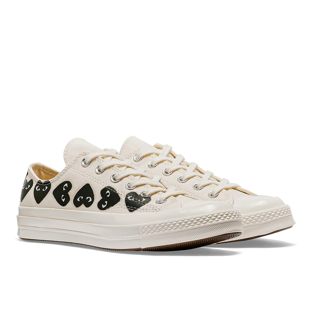 AZ-K126-001-2 - COMME DES GARÇONS X Converse Multi Heart Chuck 70 Lo Top