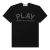 AZ-T188-051-1-4 - CDG Play - TExt Logo Black