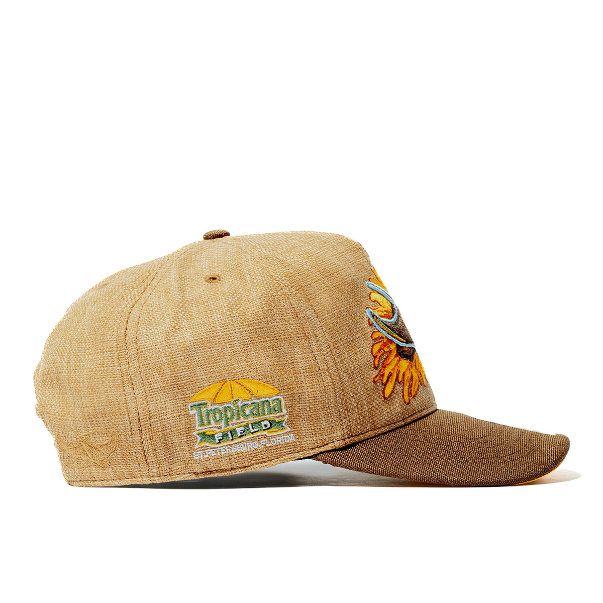 FRSH x 47 x Tampa Bay Rays Micro Burlap "Built To Bloom" Sunflower Ray Snapback