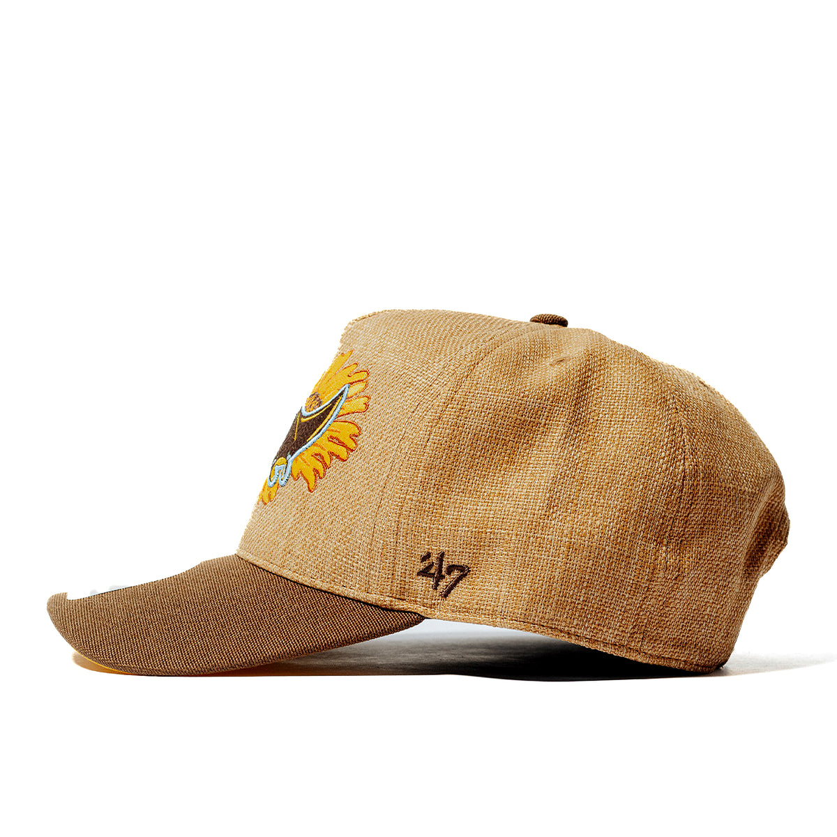 FRSH x 47 x Tampa Bay Rays Micro Burlap "Built To Bloom" Sunflower Ray Snapback