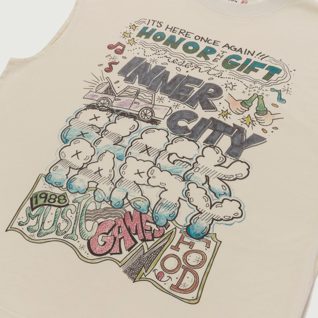 Honor The Gift Block Party Cut Off SL Tee