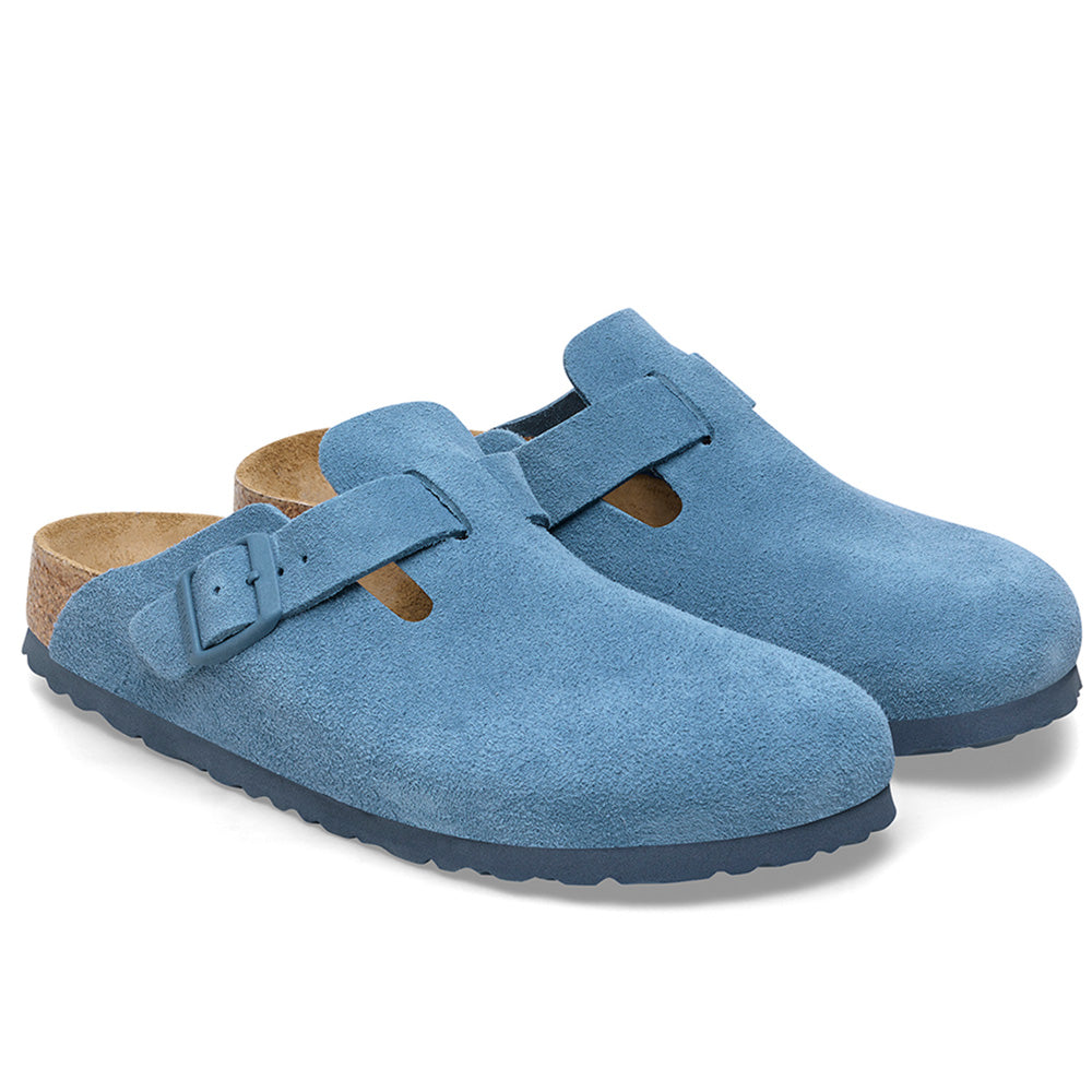 Birkenstock Boston Suede Elemental Blue – Fresh Rags FL