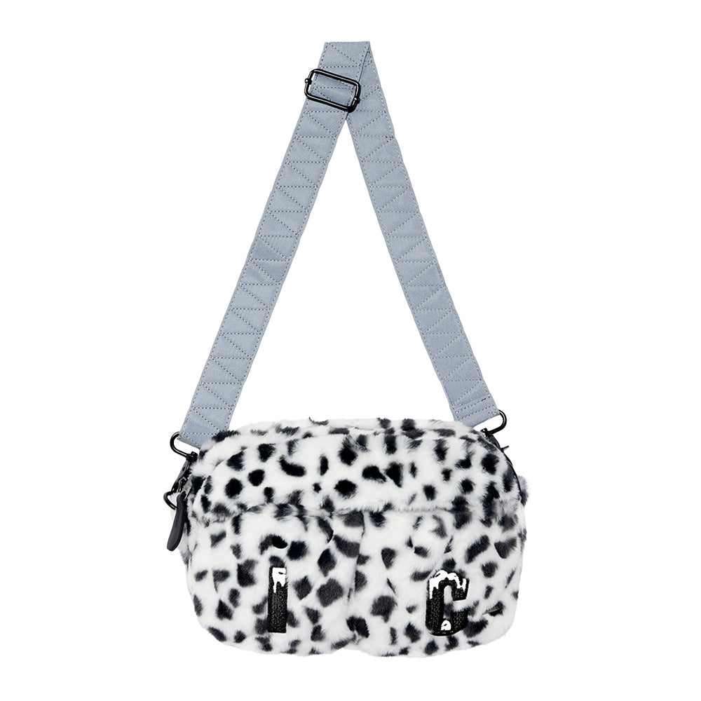 Alpha Industries X IceCream Faux Fur "Snow Leopard" Messenger Bag