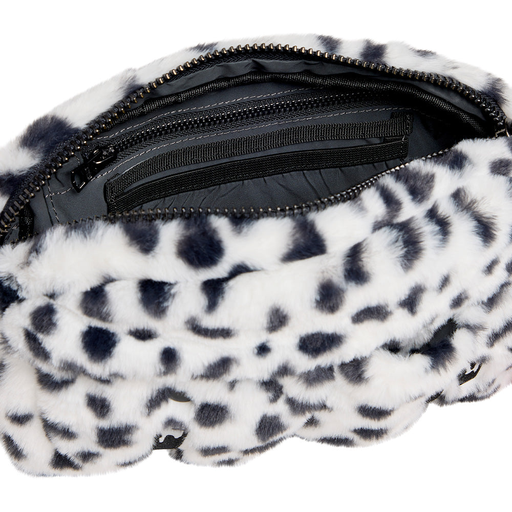 Alpha Industries X IceCream Faux Fur "Snow Leopard" Messenger Bag