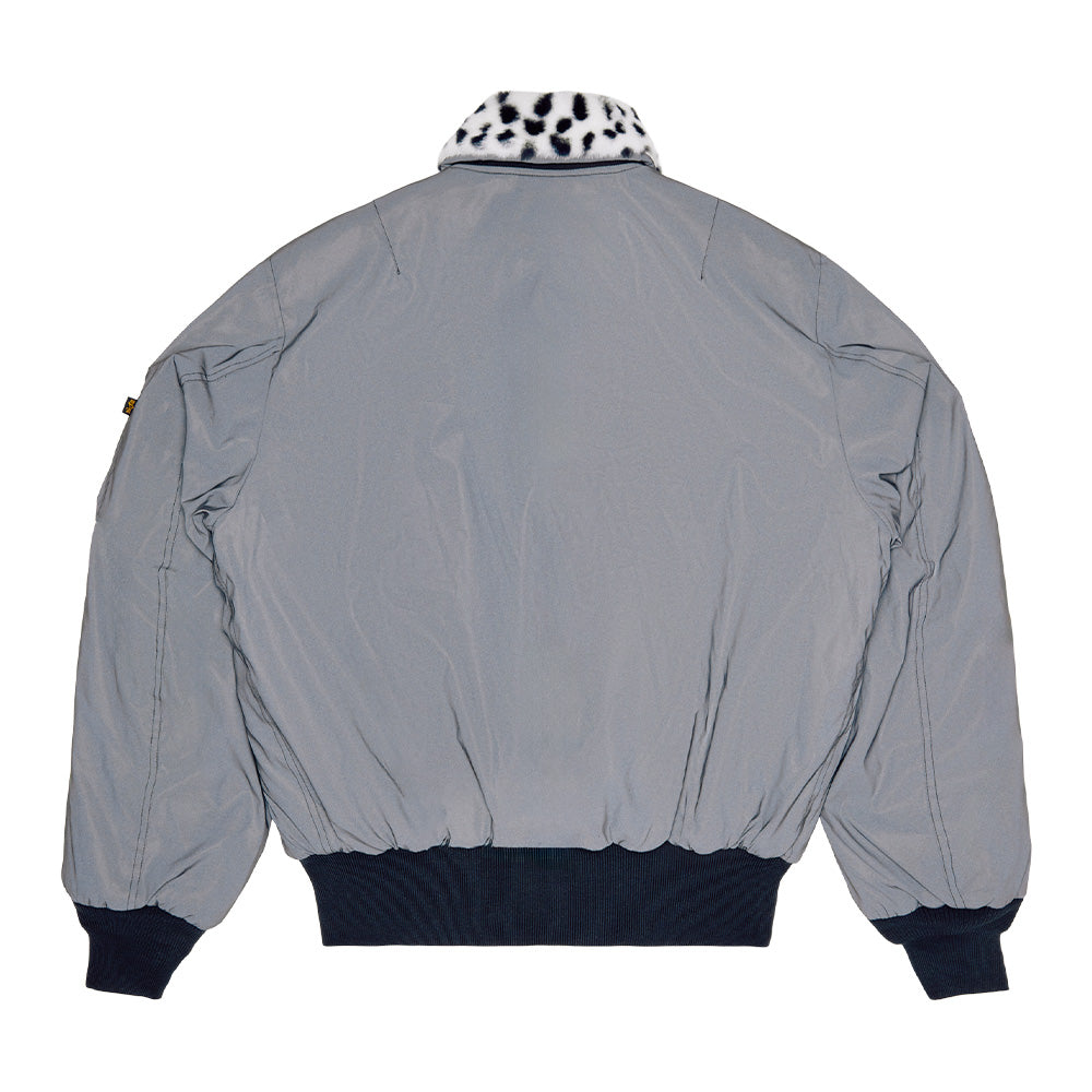 Alpha Industries X IceCream B-15 Reversible Heritage Fit Bomber Jacket - Reflective