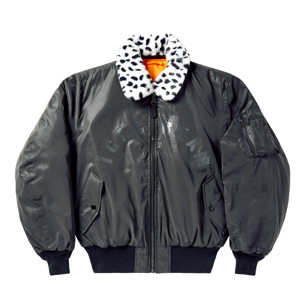 Alpha Industries X IceCream B-15 Reversible Heritage Fit Bomber Jacket - Reflective