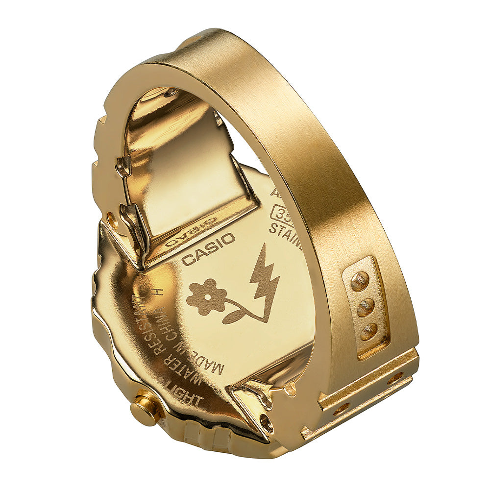 J Balvin X Casio Vintage "Ring Watch' Gold