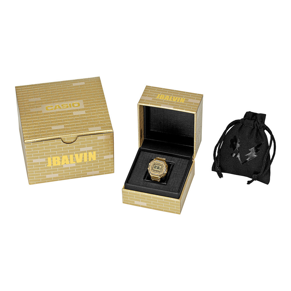J Balvin X Casio Vintage "Ring Watch' Gold