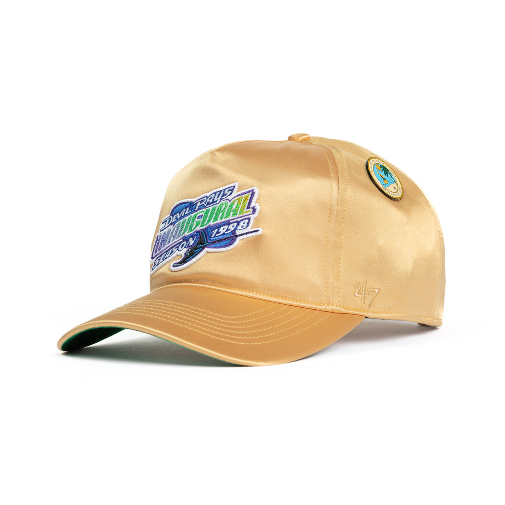 47 X FRSH Tampa Bay Rays "Satin City" Hitch Snapback - Light Gold