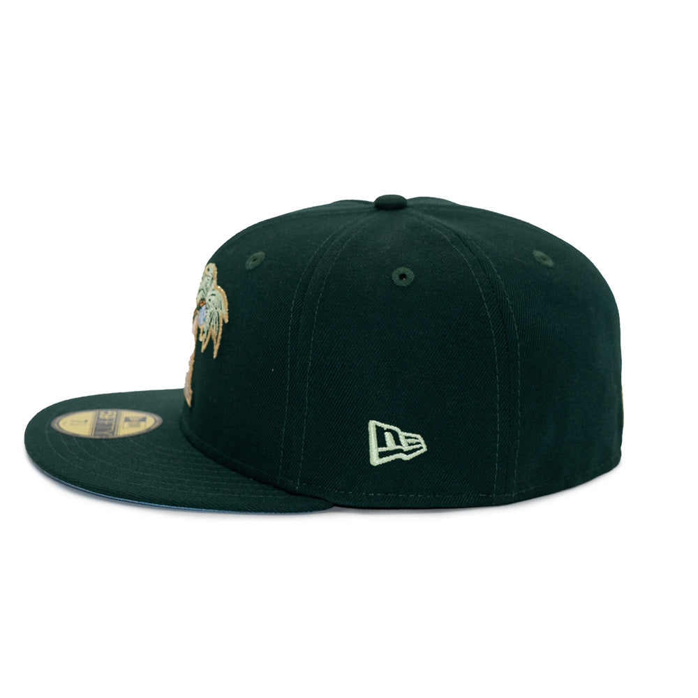 KANSAS CITY ATHLETICS Elephant New Era 59Fifty Fitted Hat (Pine