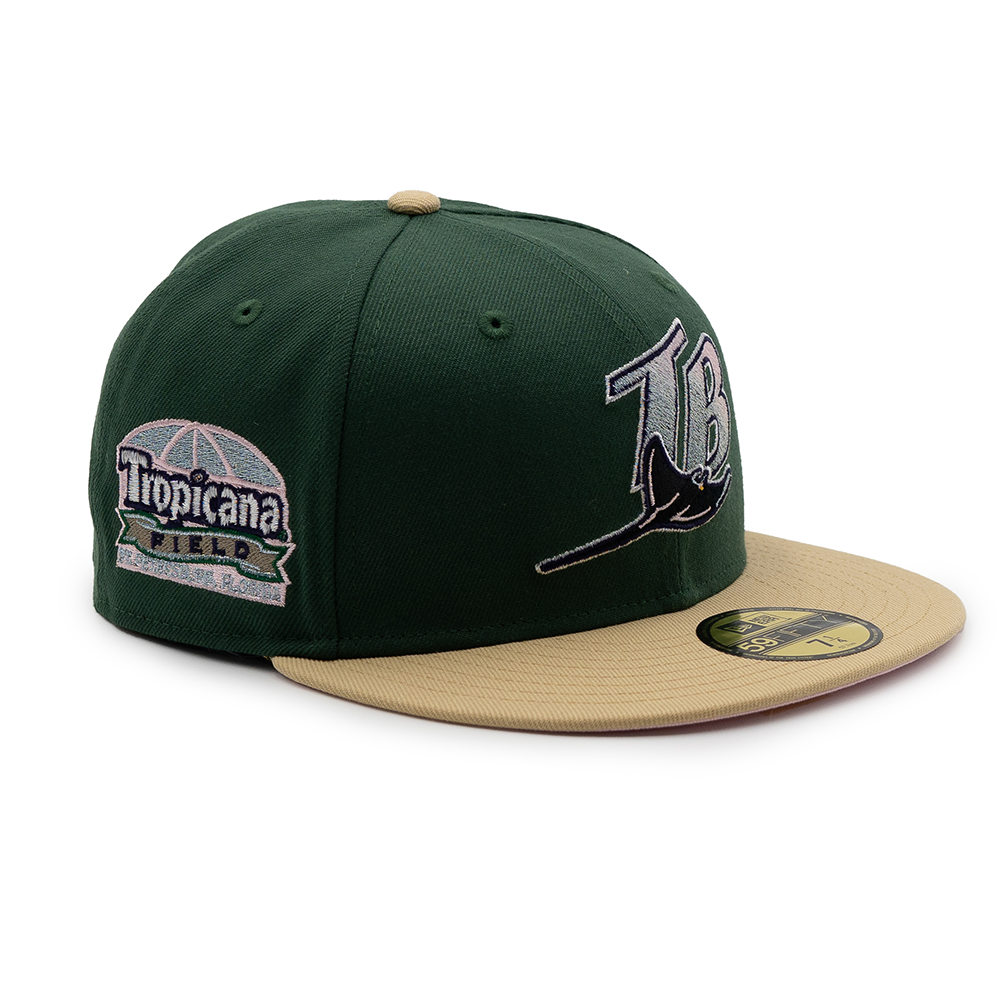 NEW ERA CAP 59FIFTY Tampa Bay Rays Tropicana SIDE PATCH "Mothers Days" PACK FRSH EXCLUSIVE