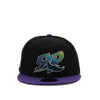 Fresh Rags X New Era Cap 59Fifty STP Rays FSL Side Patch Deep Purple UV