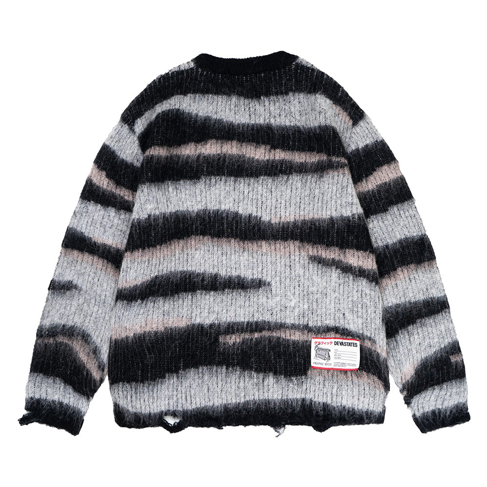 DEVA STATES Savanna Mohair Crewneck Sweater