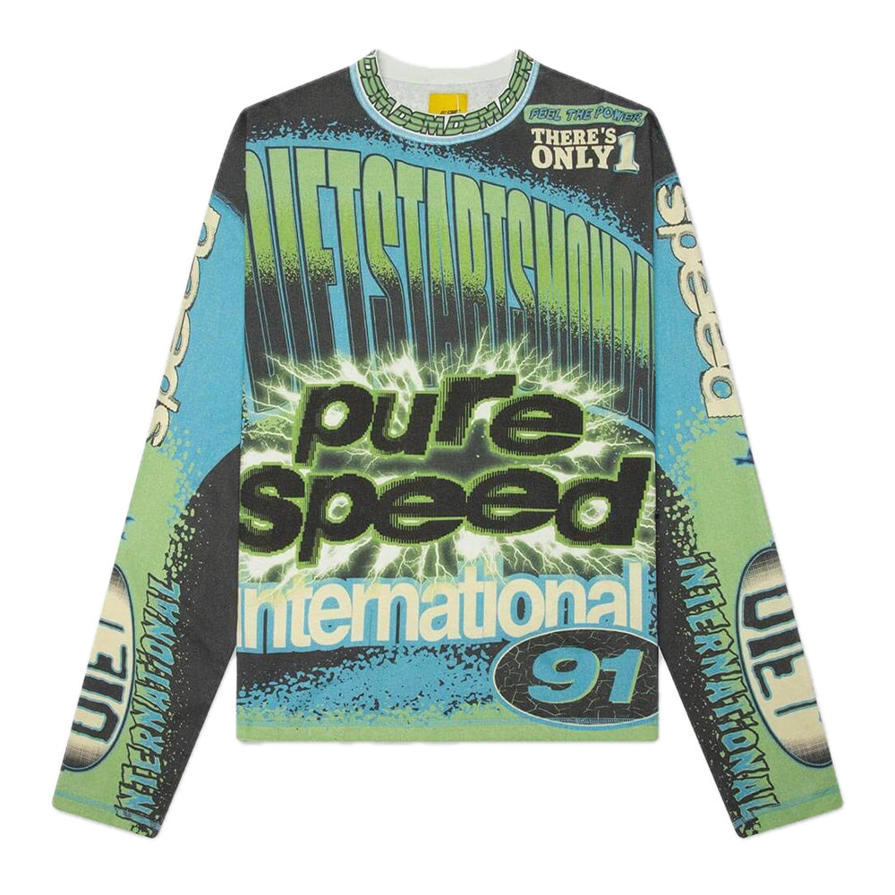 Diet Starts Monday MX Racing LS Jersey - Green