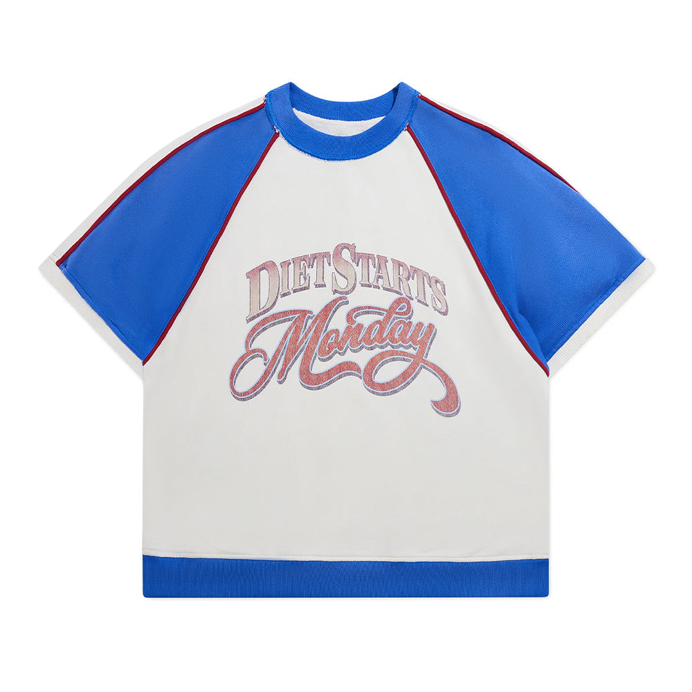 Diet. Starts Monday Warm Up Half Sleeve Fleece Shirt