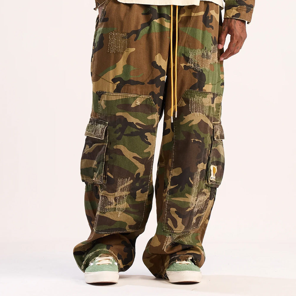 Diet Starts Monday Camo Cargo Pants