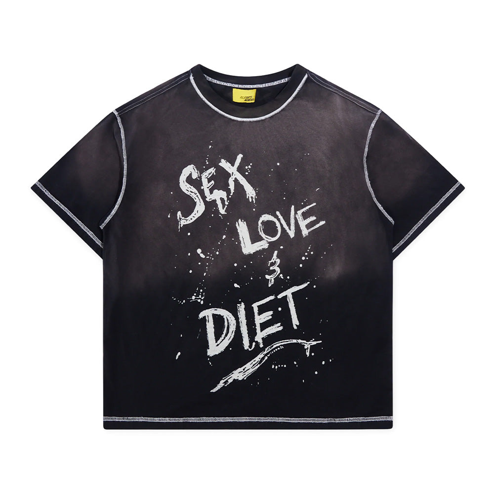 Diet Starts Monday SL&D Splatter SS Tee