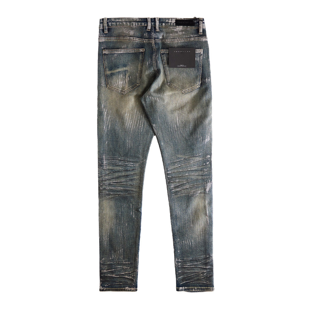Embellish NYC David Blue Wax Skinny Denim